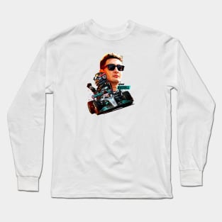 Low Poly George Russell 2022 Long Sleeve T-Shirt